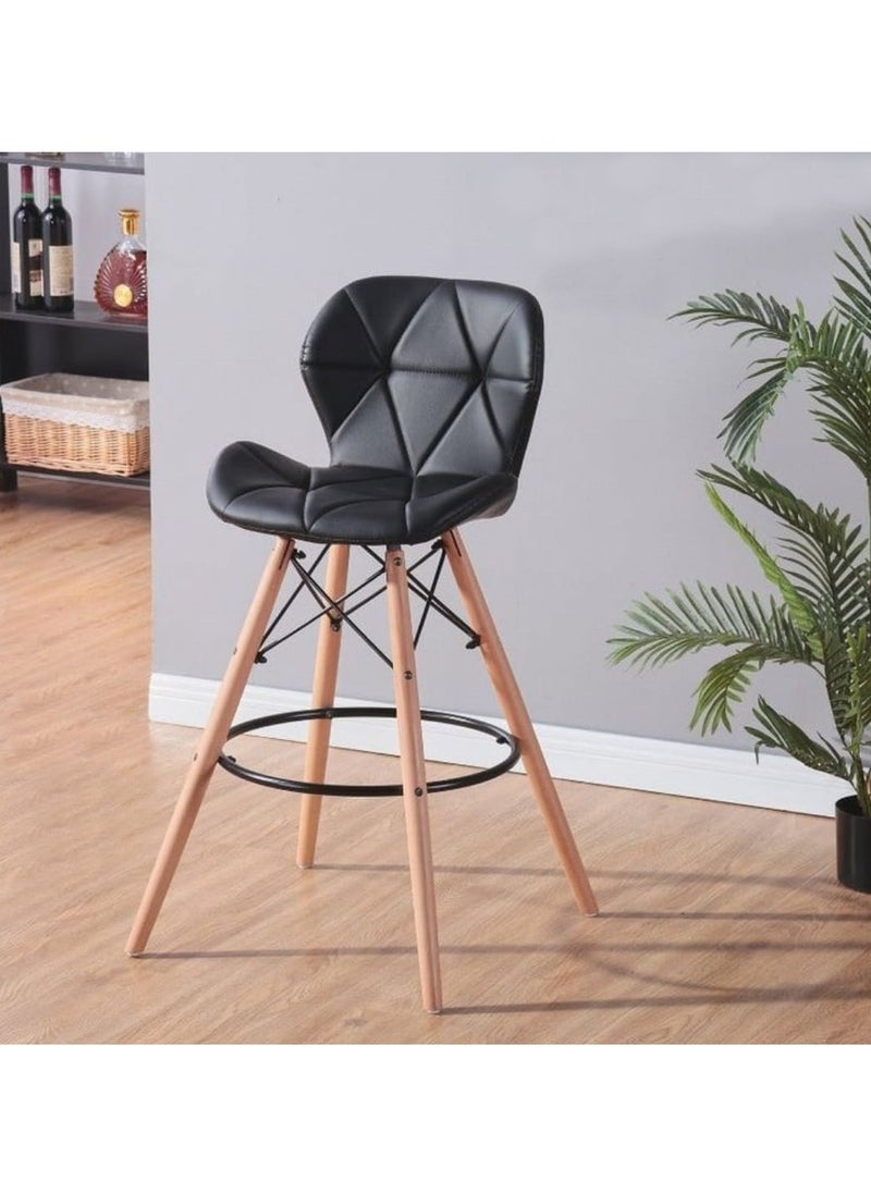 Set Of 2 Pieces Bar Stools Modern Counter Height Barstools 98 CM