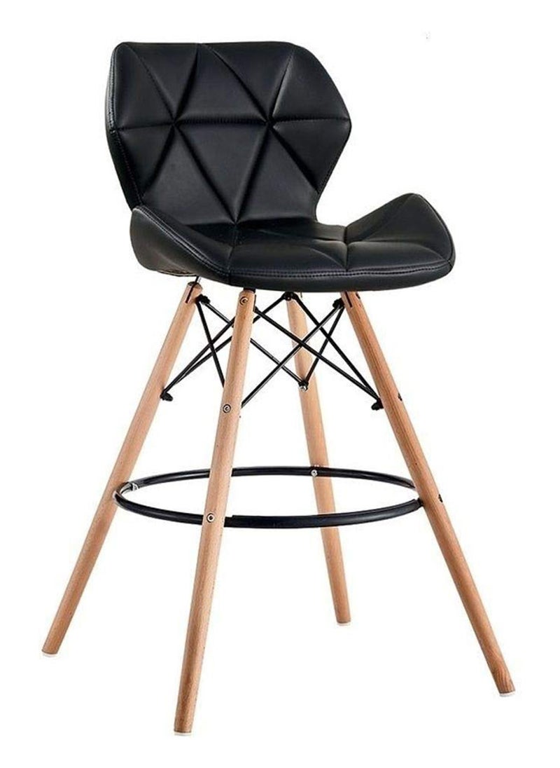 Set Of 2 Pieces Bar Stools Modern Counter Height Barstools 98 CM