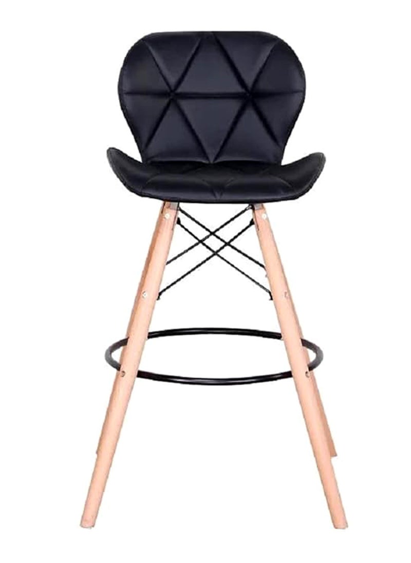 Set Of 2 Pieces Bar Stools Modern Counter Height Barstools 98 CM