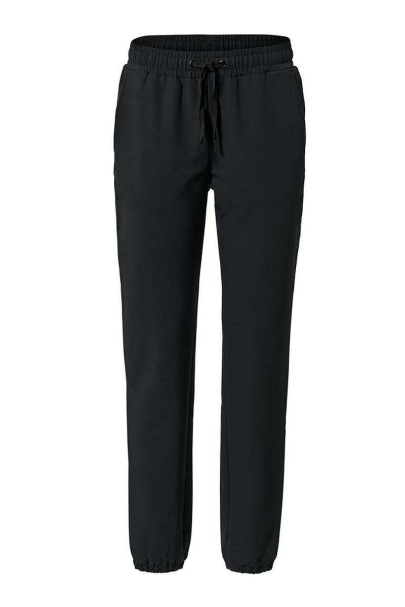Tchibo Women Solid Softshell Jogger Pants, Black - Image 2