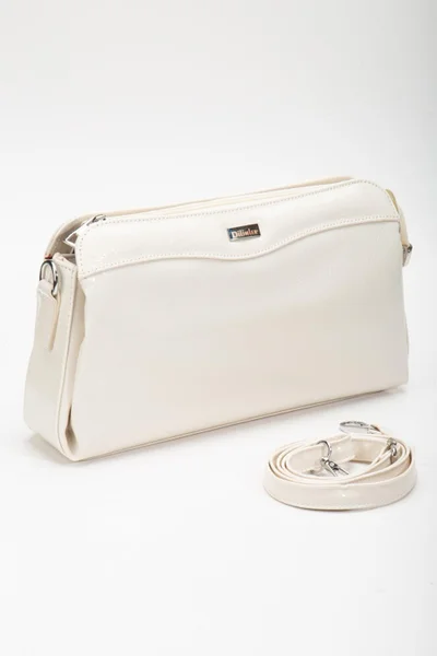 Dilimler Ayakkabı Women's Portfolio Wallet Bag Ten Patent Leather 3 Compartment Long Short Strap