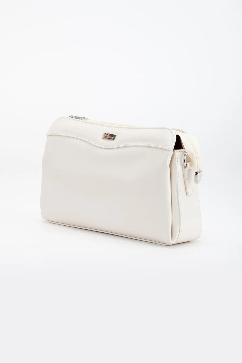 Dilimler Ayakkabı Women's Portfolio Wallet Bag Ten Patent Leather 3 Compartment Long Short Strap