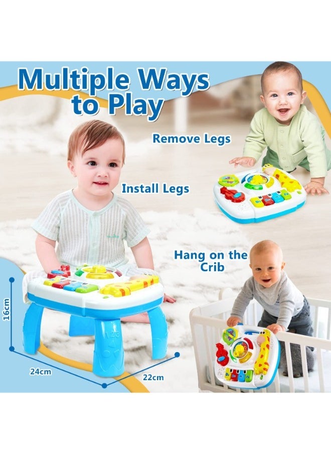 TOY GARDEN Baby Toys Musical Learning Table, Activity Table for Babies 18+ Months, Learning Center Gifts for Toddler Boys Girls  - Image 5