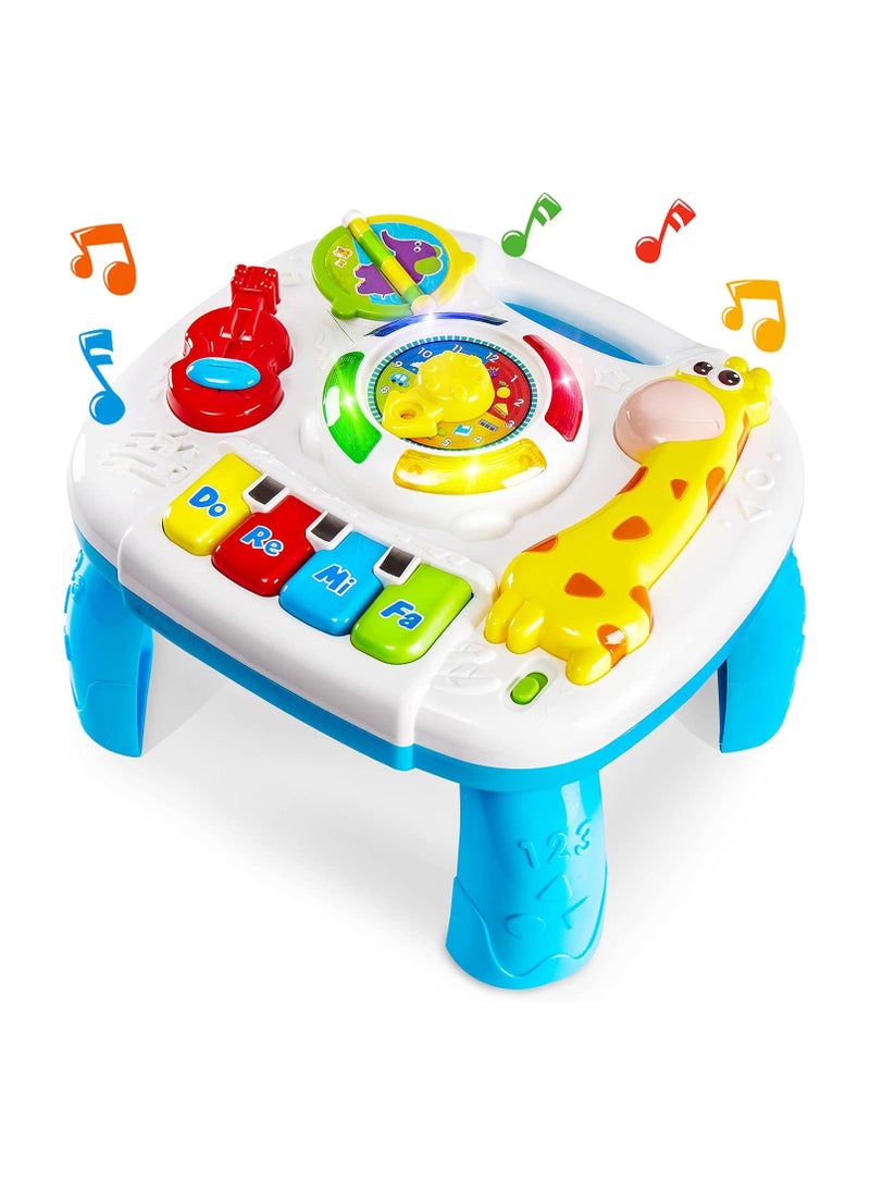TOY GARDEN Baby Toys Musical Learning Table, Activity Table for Babies 18+ Months, Learning Center Gifts for Toddler Boys Girls  - Image 1