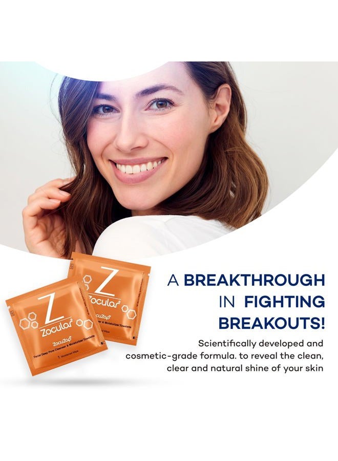 Zocular ZocuZap Once A Day Face Wipes (30CT) - Image 2