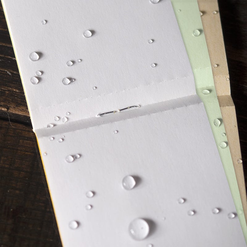Rite in the Rain دفتر ملاحظات محمي من الطقس قابل للحمل من رايت إن ذا رين، 2" × 3.375"، 2 كل من اللون البيج، الأخضر، الأسود، صفحات فارغة، 6 عبوات (رقم OTG-TACL) - Image 4