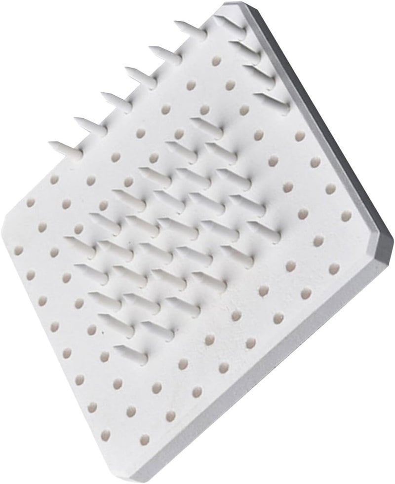 RUNROTOO Porous Refractory Mat with Small Kiln Support Nails 60pcs High Temperature Resistant Pottery Kiln Accessories for Ceramic Sculpting - Image 1