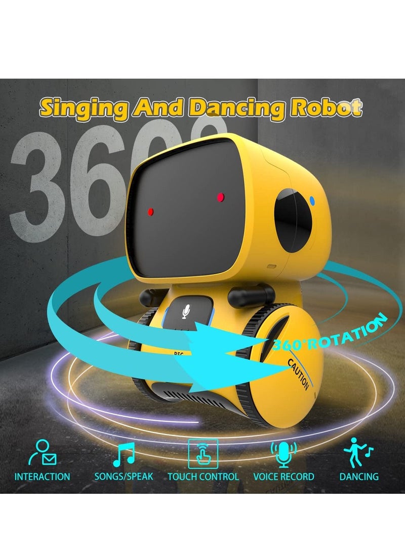 Generic - Robots for Kids, Interactive Smart Robotic with Touch Sensor, Voice Control, Speech Recognition, Singing, Dancing, Repeating and Recording, Robot Toy for 3 4 5 6 7 8 Year Old Boys Girls - Image 1
