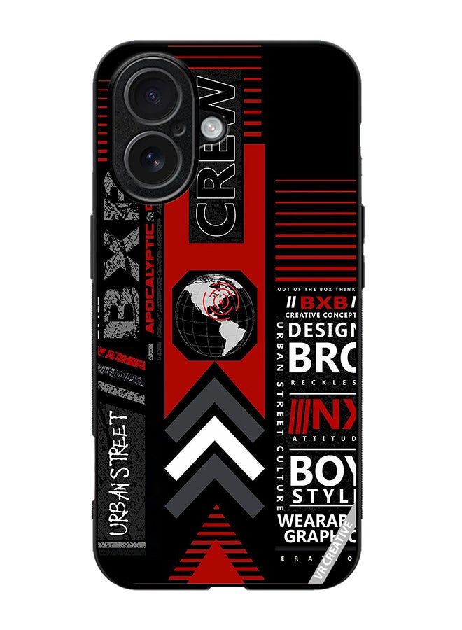 VR CREATIVE Protective Case Cover For Apple iPhone 17 Bxb Logo Design Multicolour