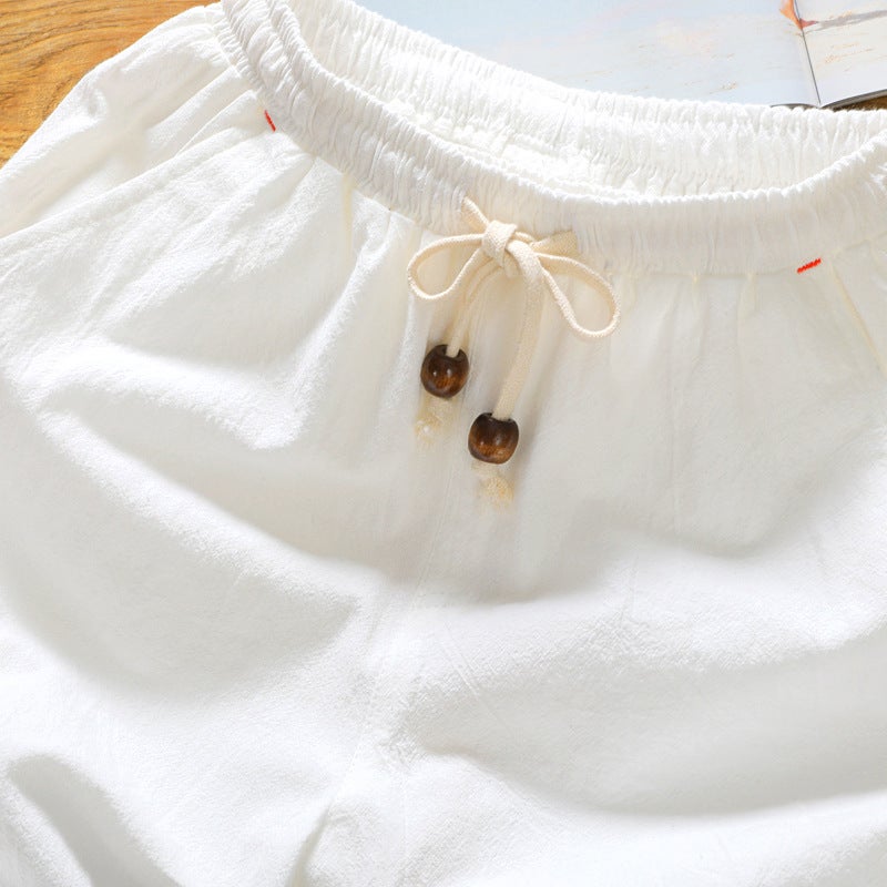 2017 Summer Cotton And Linen Shorts Men'S Japanese Linen Shorts Men'S Lightweight Casual Pants Plus Size Trendy Men'S Clothing - Image 4