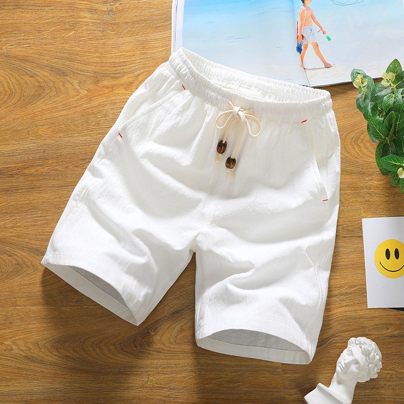 2017 Summer Cotton And Linen Shorts Men'S Japanese Linen Shorts Men'S Lightweight Casual Pants Plus Size Trendy Men'S Clothing - Image 2