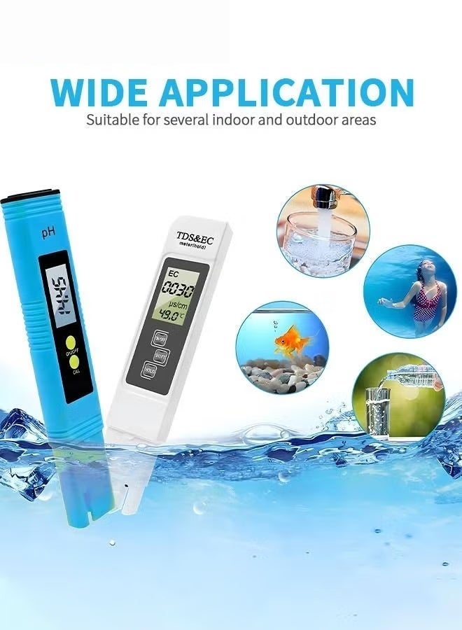 اختبار جودة المياه,عداد PH الرقمي و TDS Meter Combo Kit,اختبار جودة المياه,المعايرة التلقائية,مجموعة مثالية للحوض,حمام سباحة,مياه الشرب,, - Image 2