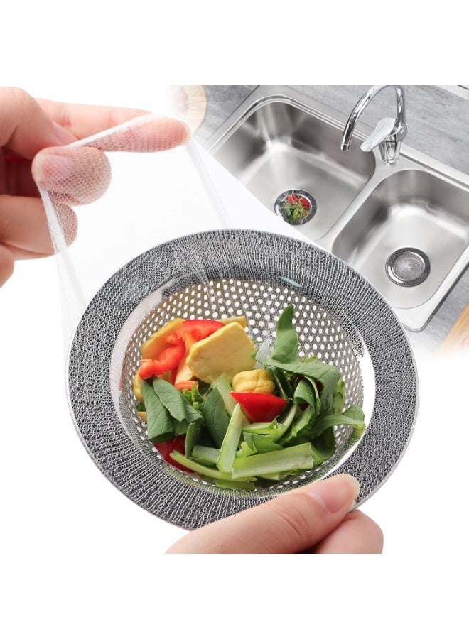 Kitchen Sink Strainer Mesh Bag - Disposable Mesh Sink Strainer Bags Durable Elastic Mouth Kitchen Drain Strainer Net Bag For Filtering Food Scraps 200 Pack - Image 1