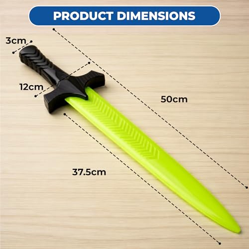 Ratna's Lazer Glow Sword Senior Size 50 cm, Plastic Pretend Play Toy for Kids - Image 5
