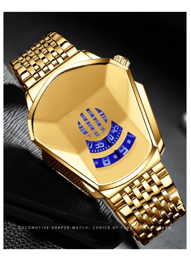 هاورسلي ساعة يد رجالية فاخرة HOURSLY Trend Cool ساعة يد رجالية بتقنية الفولاذ المقاوم للصدأ ساعة كوارتز عصرية للرجال - Image 3