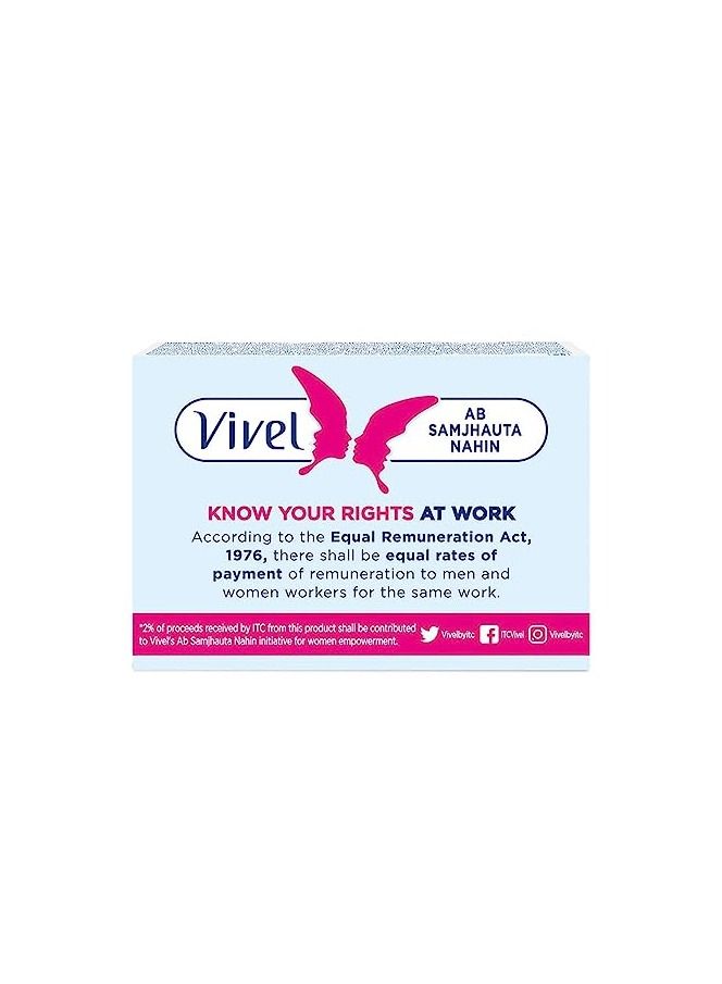 Vivel Aloe Vera Bathing Soap with Vitamin E Combo  150g - Pack of 4 - Image 2