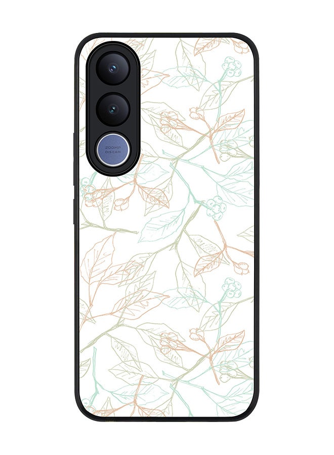 Stylizedd For vivo V70 FE Case,Slim fit Camera Protection, Shockproof Thin Phone cover  - Delicate Sprigs - Image 1