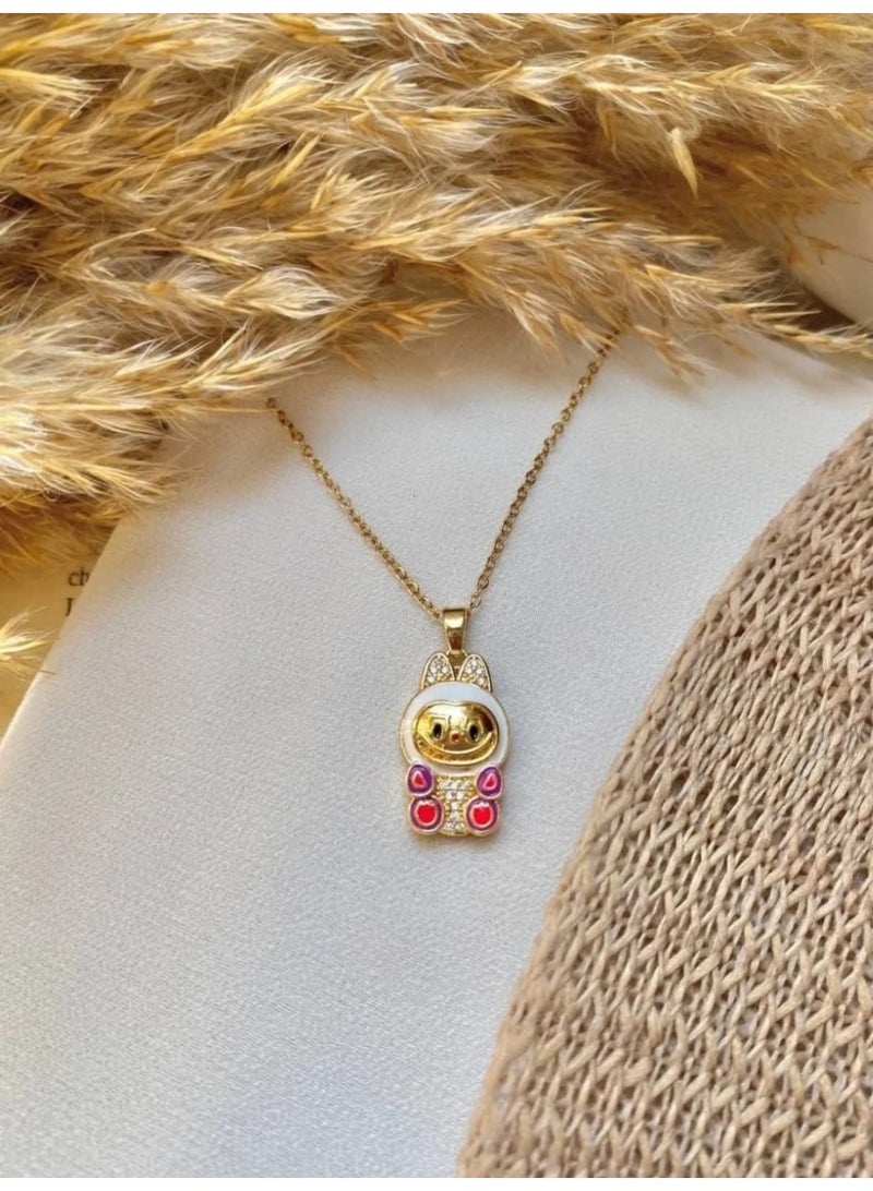 Stainless Steel Pendant Necklace Charm Chain for Women Accessories - Image 3