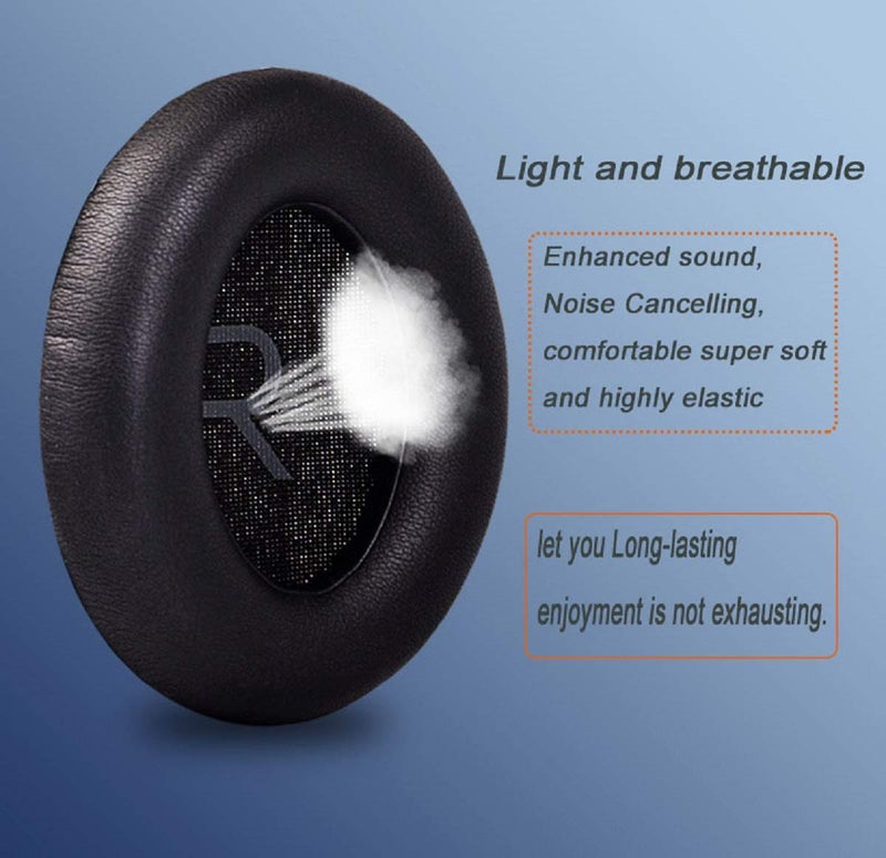 Luckvan for Bose 700 Headphone Ear Pads Replacement Tips Noise Cancelling for Bose Headphone NC700 Ear Pads Cushion Parts Memory Foam (Black) - Image 4