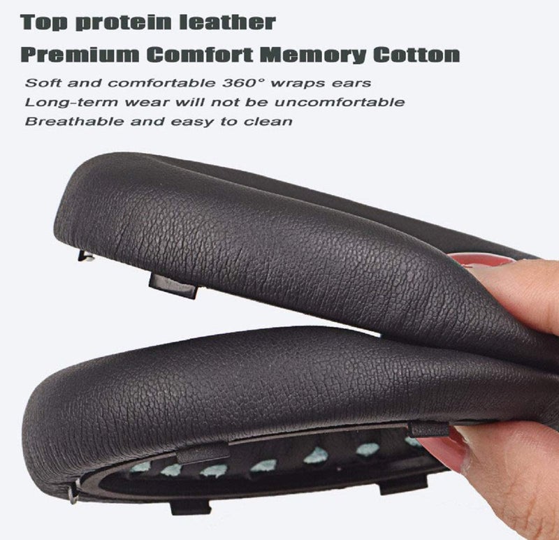 Luckvan for Bose 700 Headphone Ear Pads Replacement Tips Noise Cancelling for Bose Headphone NC700 Ear Pads Cushion Parts Memory Foam (Black) - Image 3