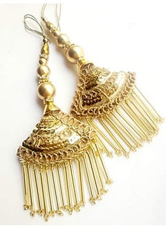 PARAKH Parakh Golden Handmade Sippi Pipe Latkan Set of 2  - Image 2