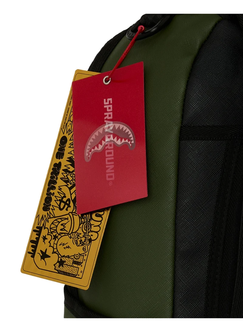 Sprayground  SHARK CENTRAL EMBOSSED GREEN DLXSV BACKPACK  | Best Price UAE
