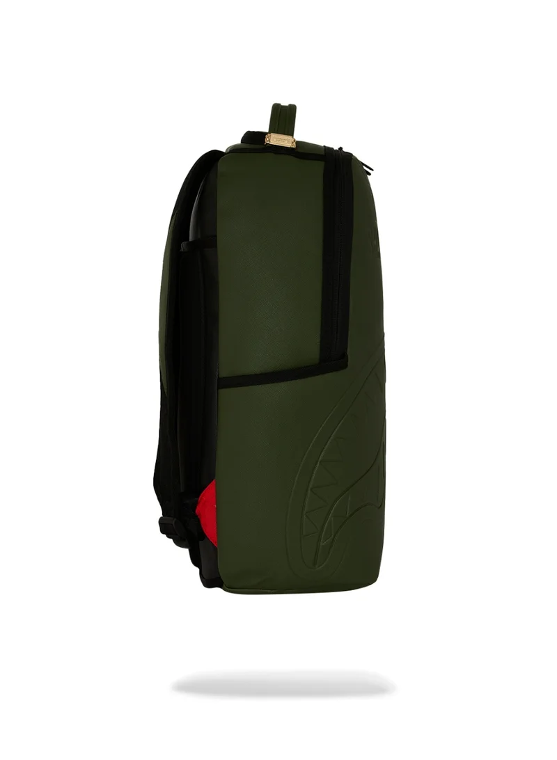 Sprayground  SHARK CENTRAL EMBOSSED GREEN DLXSV BACKPACK  | Best Price UAE