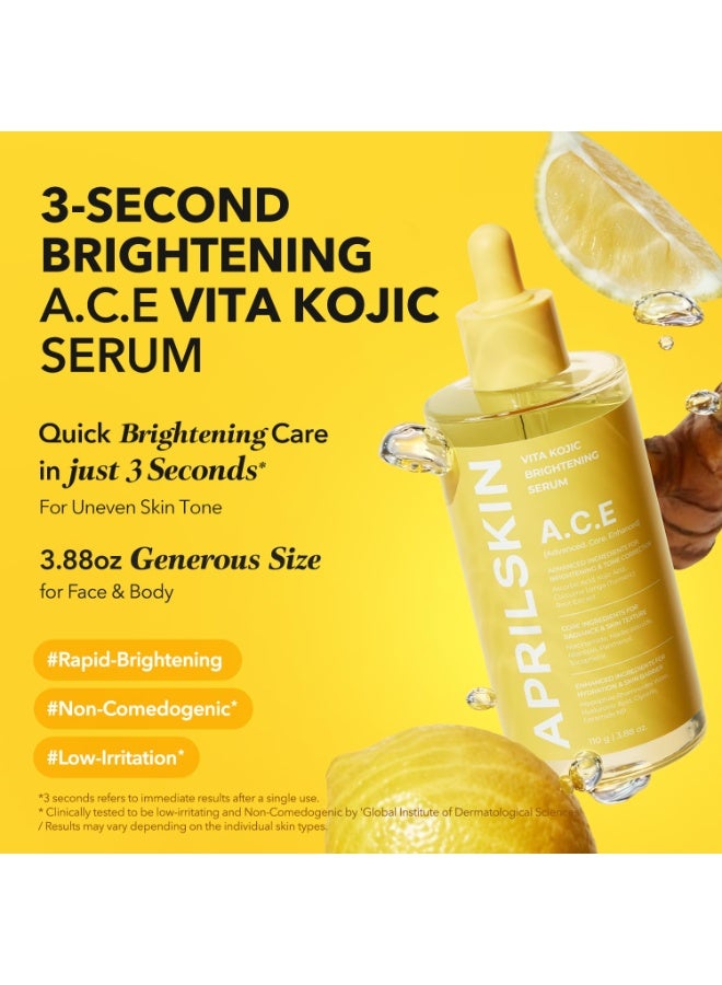 أبريل سكين [APRILSKIN] A.C.E Vita Kojic Brightening Serum 110g - Image 2