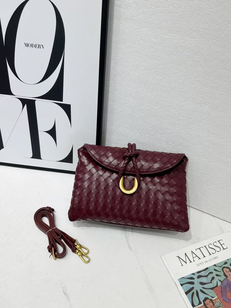 Libertas Woven Bag Clutch Bag Dinner Bag Messenger Bag Shoulder Crossbody Envelope Bag - Image 1