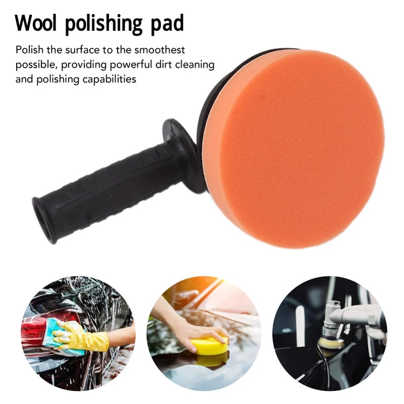Car Polishing Pad Kit 5 Inch Drill Polishing Head For Car Waxing Sealing Glaze - Image 3