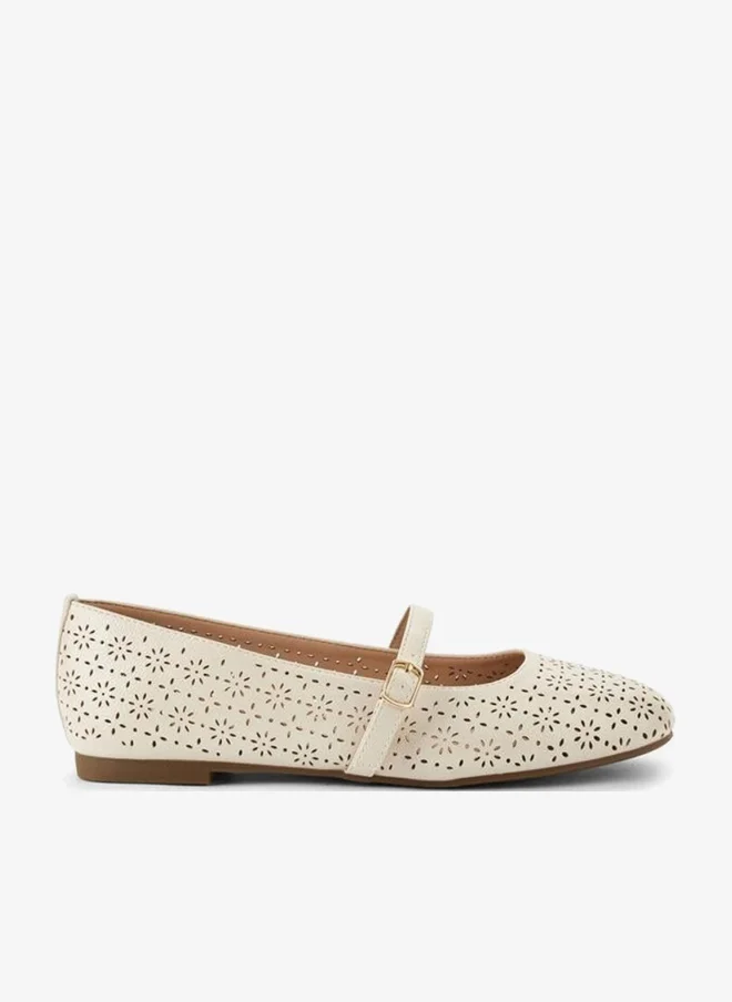Celeste Women Buckle Closure Ballerina Shoes