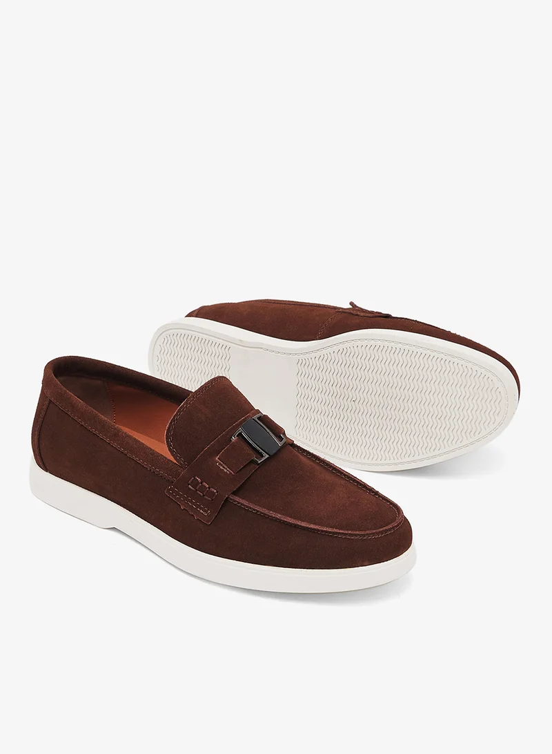 روبرت وود Genuiene Leather Seude Loafers