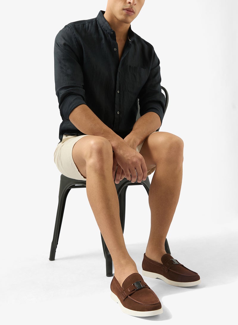 روبرت وود أحذية لوفرز جلد سويدي أصلي - Image 5