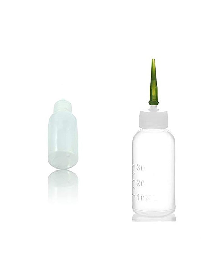 Pack of 8pcs 1 Oz.Jagua Henna Temporary Tattoo Bottle Kit, Multi Purpose Precision Applicator with 16 Blunt Tips for Body Art Paint DIY Project