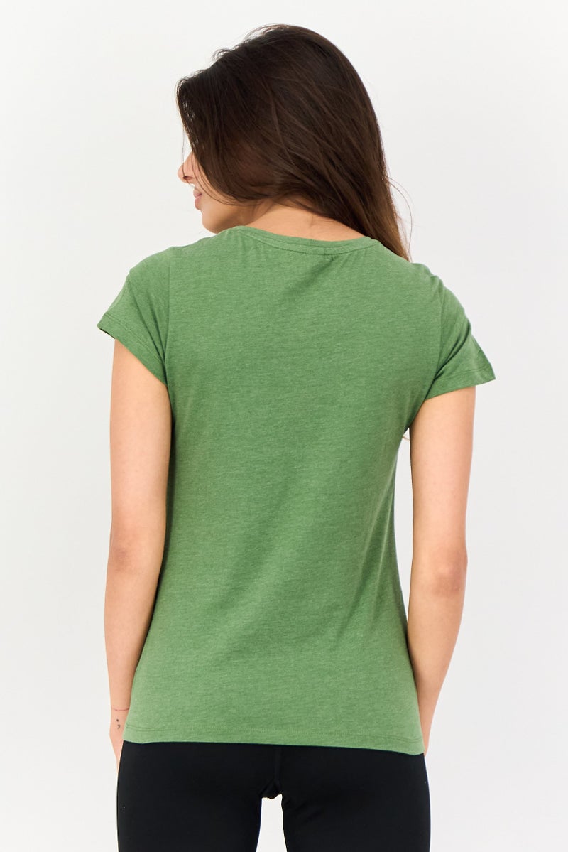 zivame Women 2 Pcs Crew Neck Allover Print Short Sleeve Sleepwear Set, Multicolor - Image 5