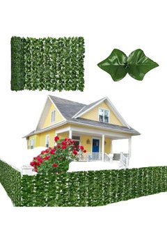 LIVVY Artificial Ivy Privacy Fence Screen – Faux Ivy Leaf Panels for Outdoor Decor, UV-Protected Greenery Wall Backdrop for Garden, Balcony, Backyard, Fence, Patio & Privacy Hedges  - Image 1
