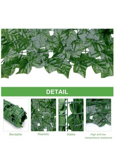 LIVVY Artificial Ivy Privacy Fence Screen – Faux Ivy Leaf Panels for Outdoor Decor, UV-Protected Greenery Wall Backdrop for Garden, Balcony, Backyard, Fence, Patio & Privacy Hedges  - Image 3
