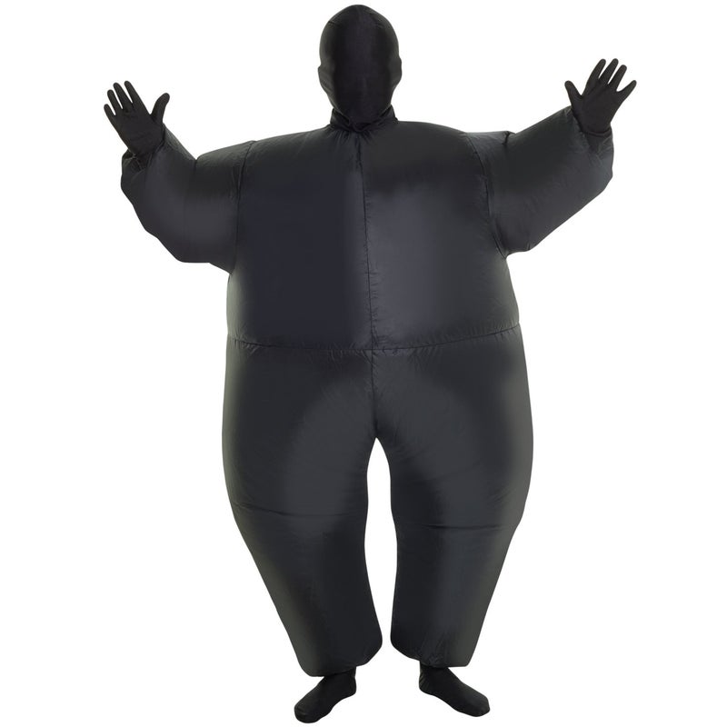 Morph Black Inflatable Costume Kids Black Suit Halloween Costume Blow Up Kids Megamorphs Inflatable Black Costume