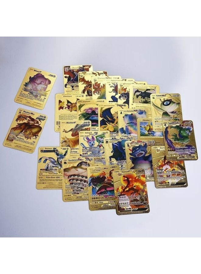 Pokemon Card Pokemon Card Pokemon Gold Foil Card Baby Elf Pikachu Flash Card-Color:Gold-Specifications:English