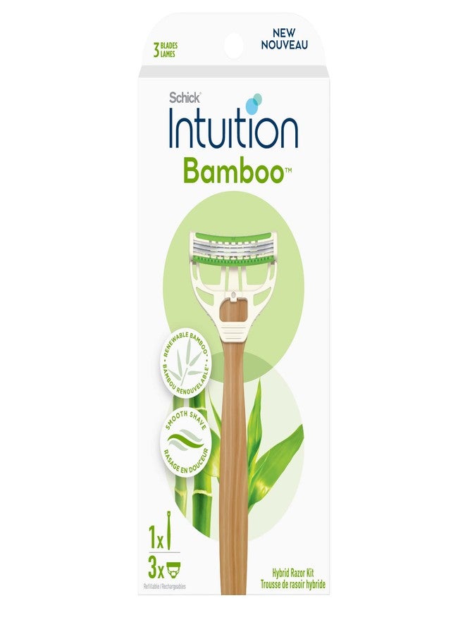 Intuition Schick Intuition Bamboo Disposable Razors for Women, 3ct - Image 1