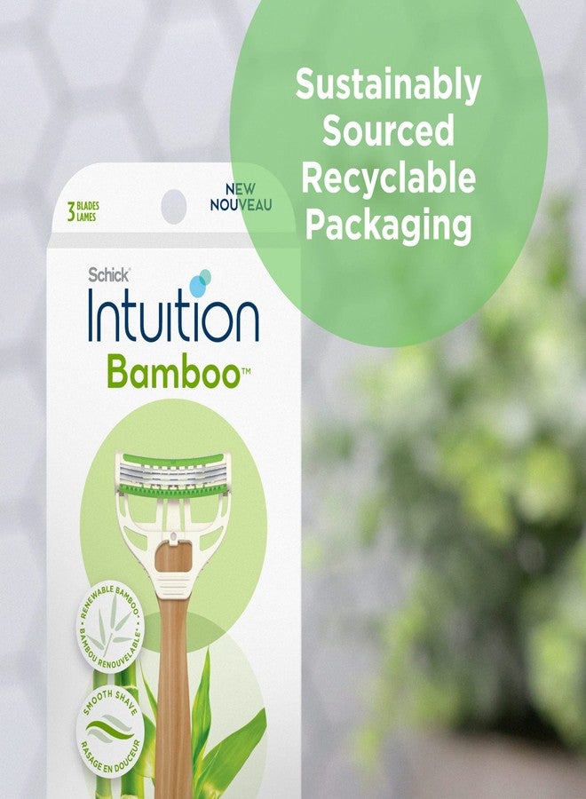Intuition Schick Intuition Bamboo Disposable Razors for Women, 3ct - Image 2