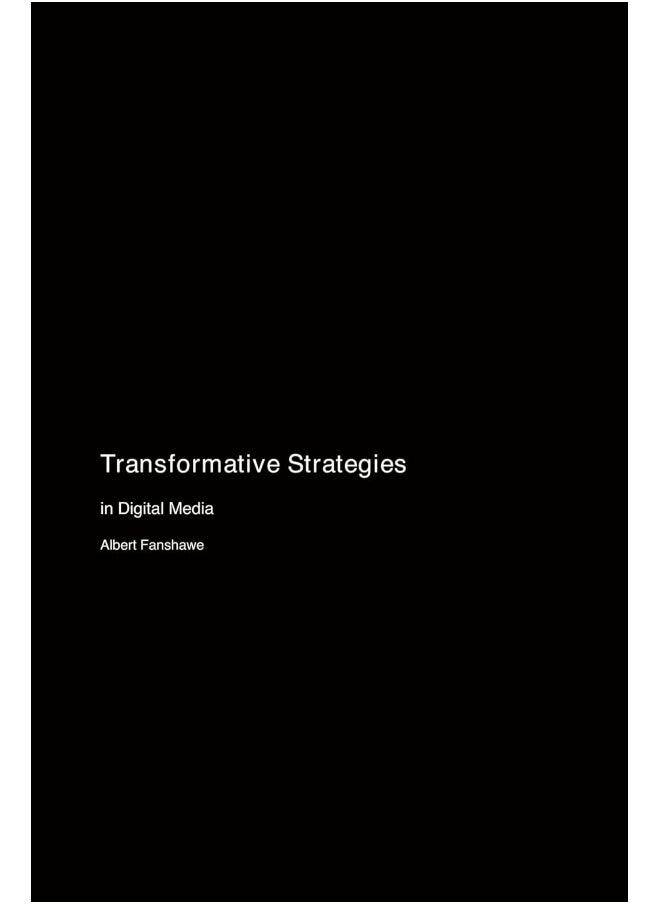 Transformative Strategies: in Digital Media  - Image 1