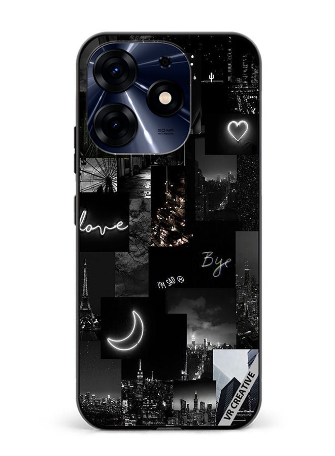 VR CREATIVE Protective Case Cover For Tecno Spark 10 Pro Retro Design Multicolour - Image 1