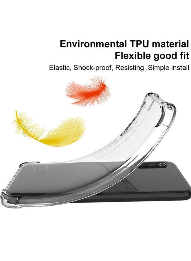 Case Cover For Google Pixel 6a IMAK All-inclusive Shockproof Airbag TPU Phone Case with Screen Protector(Transparent)