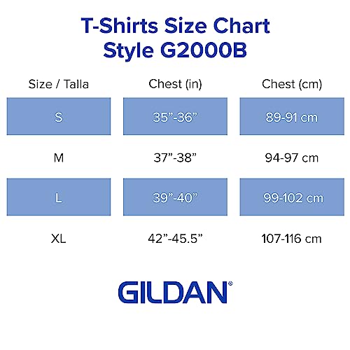 Gildan Youth Ultra Cotton T-Shirt, Style G2000B, 2-Pack, Black, Large - Image 5