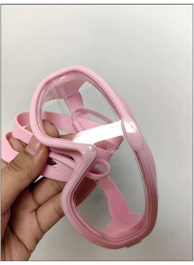 Swim Goggles No Leaking Anti-Fog Pool Swimming for Men Women Youth, UV Protection 180° Clear Vision Pink - Image 3