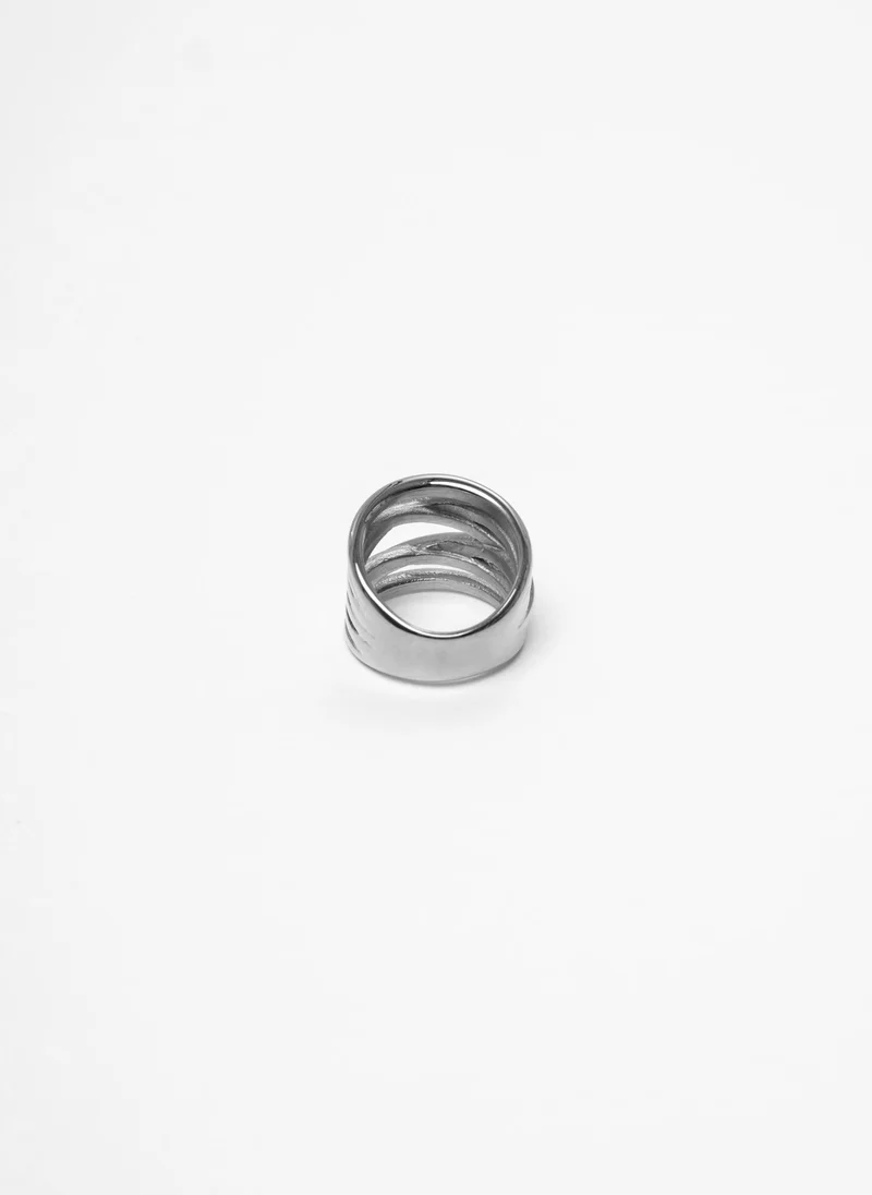 Lichi  Wide complex-shaped ring for Women | Best Price UAE