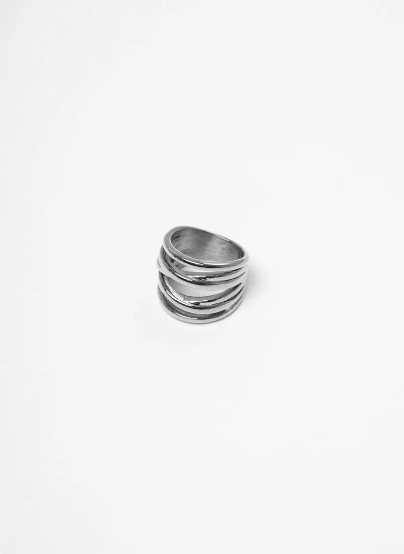 Lichi  Wide complex-shaped ring for Women | Best Price UAE