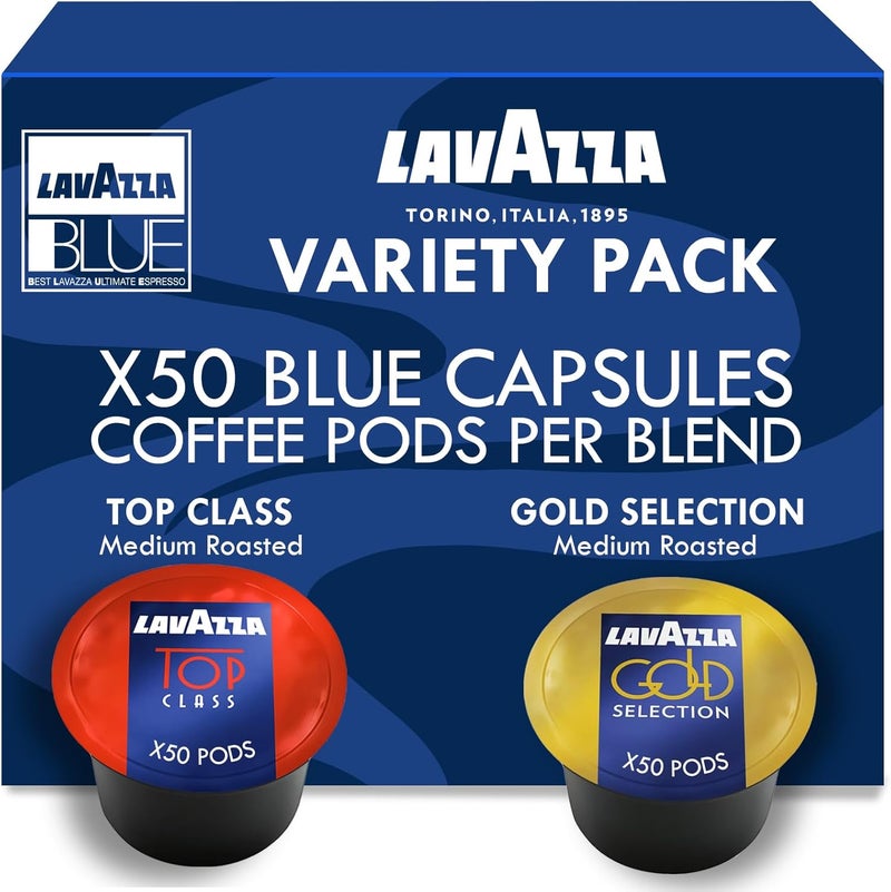 Lavazza Blue Capsules Coffee Pods Variety Pack - 100 Count - Image 1