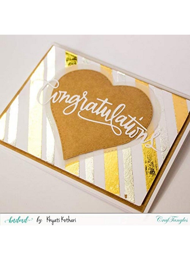 CrafTangles أوراق نقل الفويل التفاعلية الذهبية من كرافتانجلز - Image 4